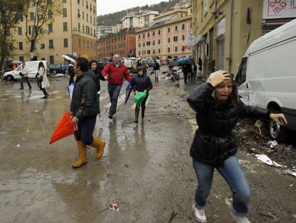 Наводнение в Италии, Генуя