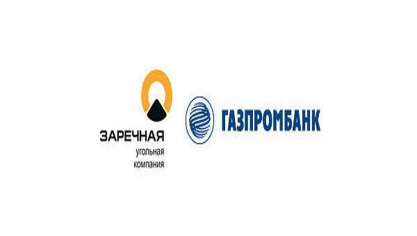 Логотипы Заречная и Газпромбанк
