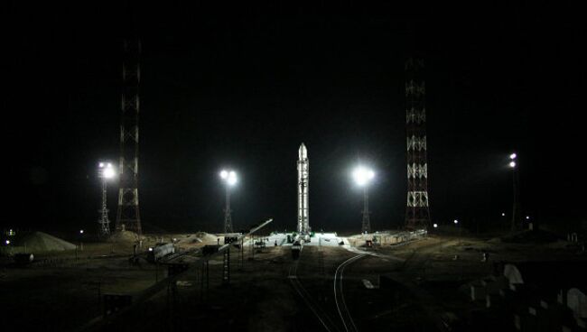 Пуск ракеты Зенит-2SБ с межпланетной станцией Фобос-Грунт