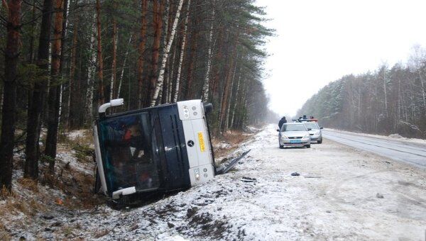 Авария автобуса во Владимирской области 