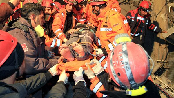 Жертвами землетрясения в Турции стали семь человек, 23 спасены