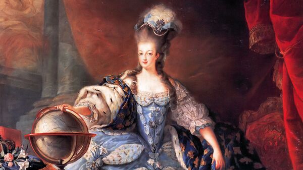Жан-Батист Готье Даготи Королева Франции Мария-Антуанетта в коронационном наряде, 1775. Архив
