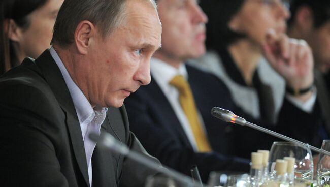 В. Путин встретился с членами дискуссионного клуба Валдай