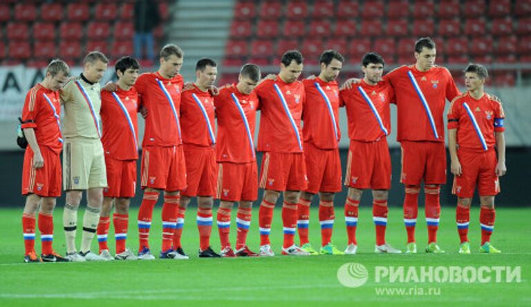 Футболисты сборной России