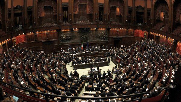 Заседание парламента Италии