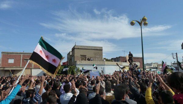 Протесты в Сирии против решения ЛАГ