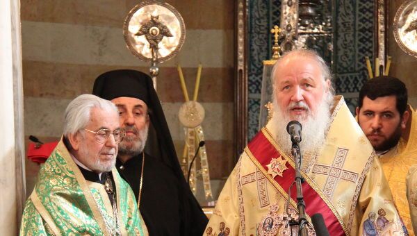 Патриарх Московский и всея Руси Кирилл благославил сирийских христиан