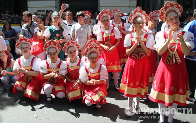 Матушка Русь в центре Буэнос-Айреса