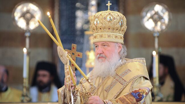 Визит Патриарха Московского и всея Руси Кирилла в Сирию в ноябре 2011 года. Архивное фото