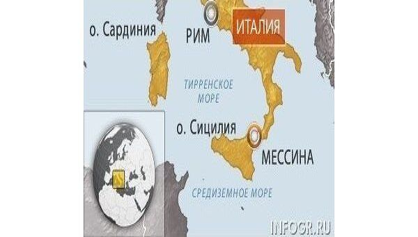 Землетрясение магнитудой 4,2 произошло близ Сицилии на юге Италии