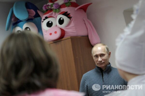 Премьер-министр РФ В.Путин посетил Антоновский дом культуры