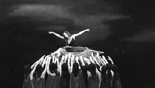 Финальная сцена балета Спартак, архивное фото