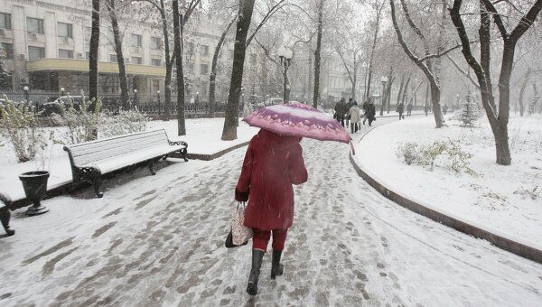 Похолодание, дожди и мокрый снег ожидаются в Москве во вторник