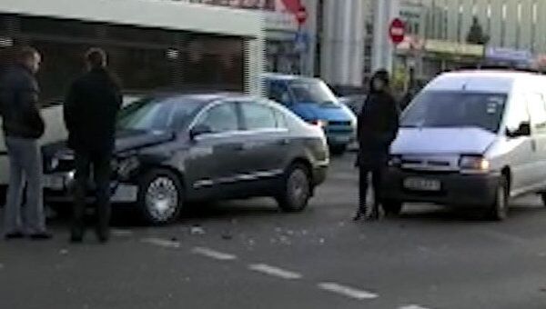 Seat и Wolkswagen столкнулись на перекрестке в Бресте