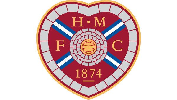 Эмблема шотландского футбольного клуба Хартс. Архивное фото