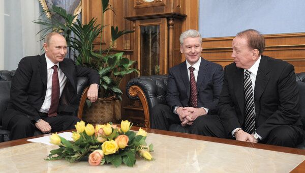 Встреча В.Путина с С.Собяниным и А.Масляковым в Москве