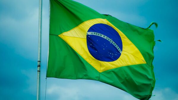 Флаг Бразилии. Архивное фото