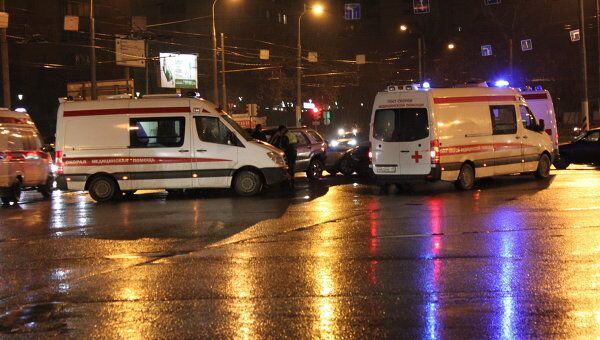 Два человека пострадали в результате  ДТП на юге Москвы 