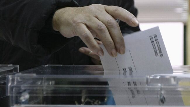 Голосование на парламентских выборах в Испании