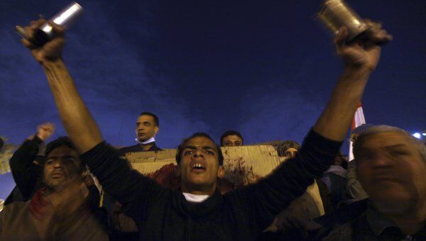 Протесты на площади Тахрир в Каире