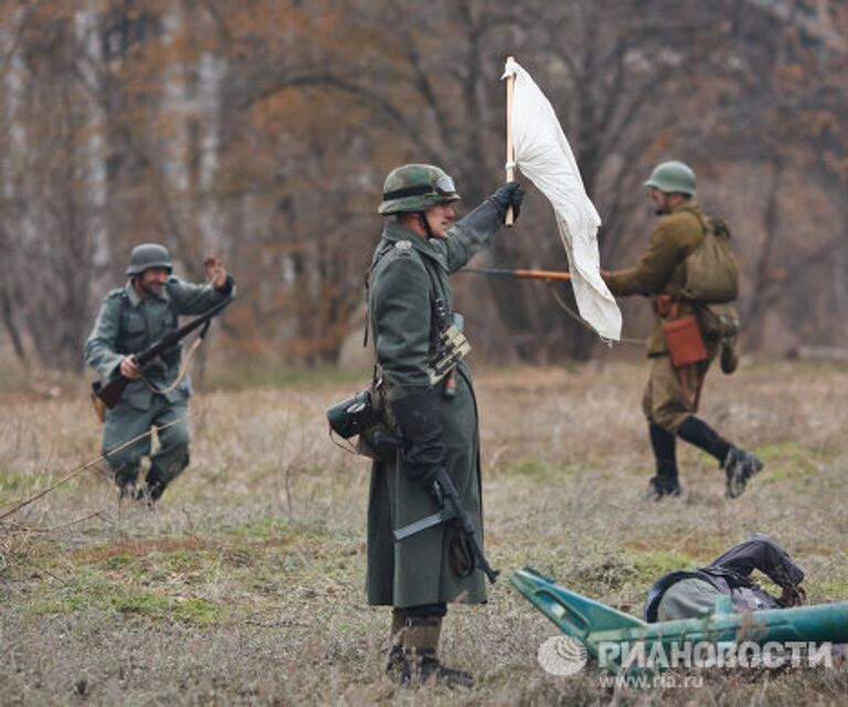 Военно-историческая реконструкция эпизода Сталинградской битвы