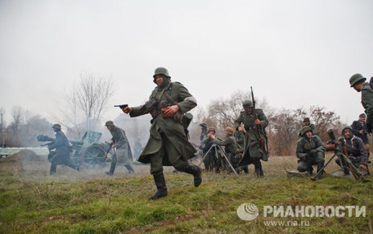 Военно-историческая реконструкция эпизода Сталинградской битвы