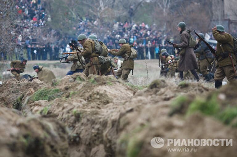 Военно-историческая реконструкция эпизода Сталинградской битвы