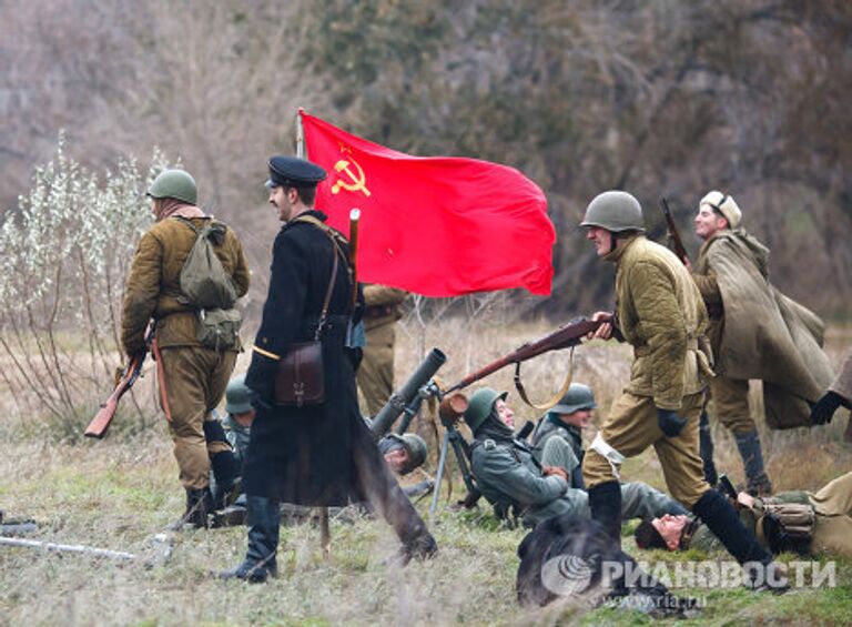 Военно-историческая реконструкция эпизода Сталинградской битвы