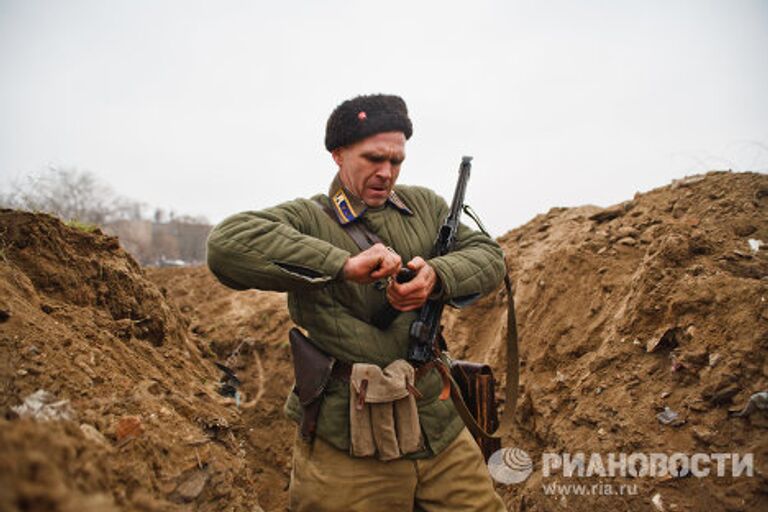 Военно-историческая реконструкция эпизода Сталинградской битвы