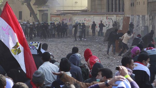 Столкновения на площади Тахрир в Каире