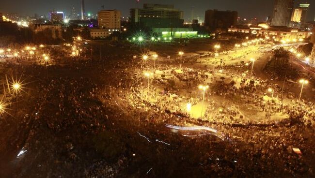 Ситуация на площади Тахрир в Каире 21 ноября 2011 года