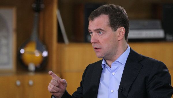 Президент РФ Д.Медведев провел встречу с местными СМИ