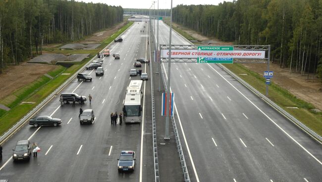 Восточное полукольцо КАД вокруг Петербурга,  Архивное фото