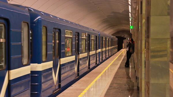 Станция метро в Петербурге