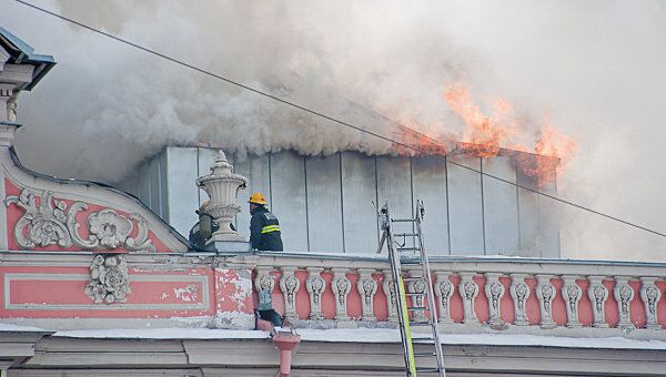 Пожар во дворце Белосельских-Белозерских