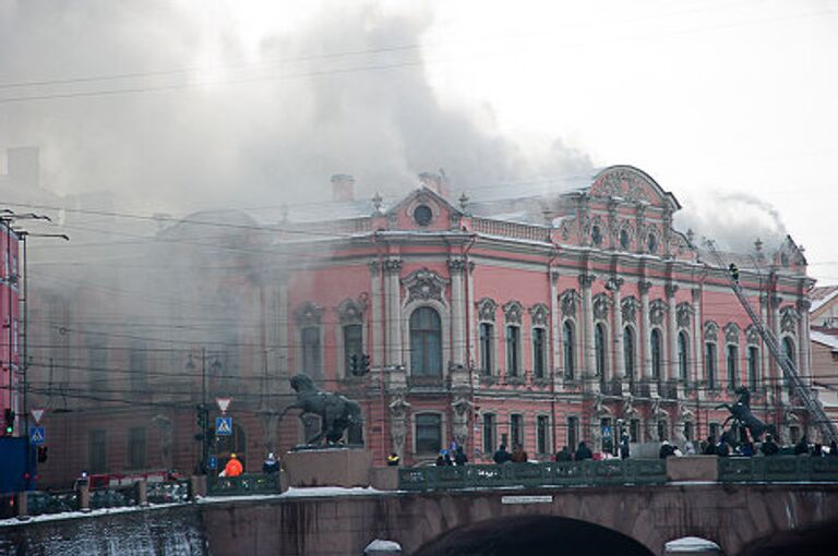 Пожар во дворце Белосельских-Белозерских