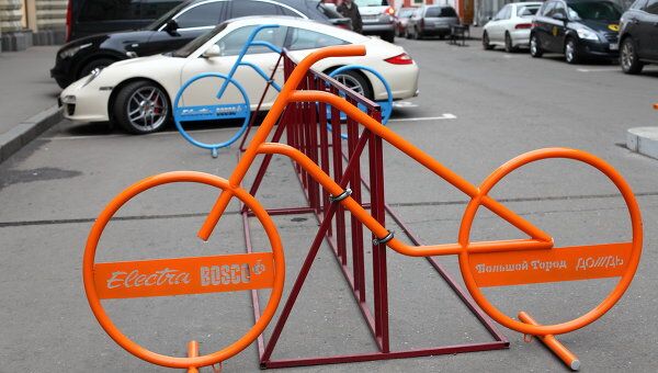 В Москве появилась новая велопарковка