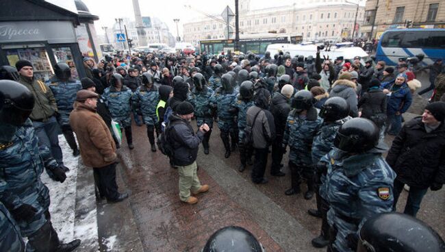 Митинг выборы акция оппозиция задержания Петербург