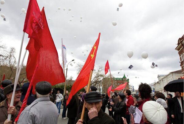Акция в поддержку Марша миллионов в Томске