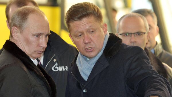 Премьер-министр РФ В.Путин посетил Киришскую ГРЭС
