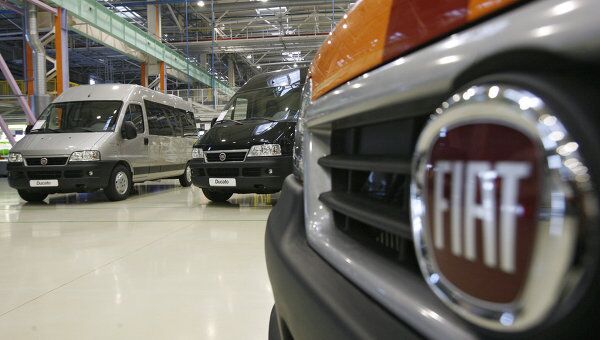 Завод по производству автомобилей Fiat. Архив
