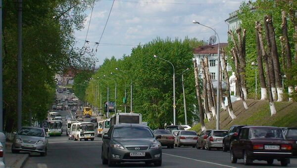 Проспект Ленина в Томске. Архивное фото