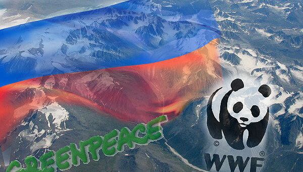 Флаг России, WWF, Гринпис