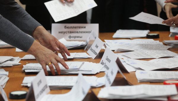 Подчет голосов после выборов. Архив