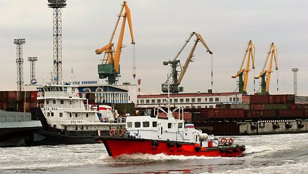 Морской порт Санкт-Петербург. Архивное фото