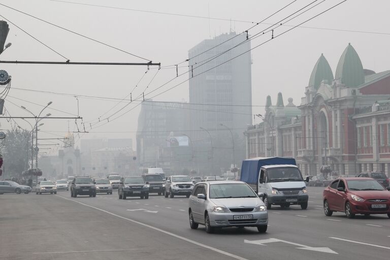 Смог в Новосибирске