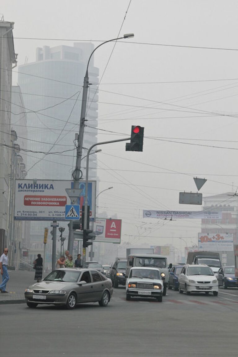 Смог в Новосибирске