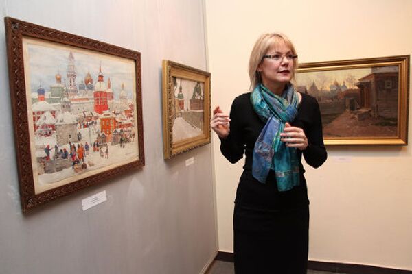 Открытие выставки Троице-Сергиева Лавра в произведениях искусства