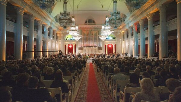 В Большом зале Государственной академической филармонии им.Д.Шостаковича