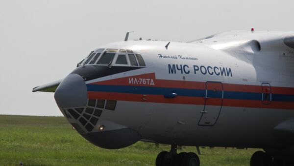 Самолет Ил-76 МЧС. Архив